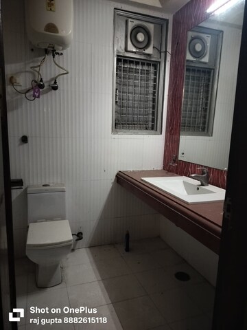 Bathroom in 3 BHK Builder Floor at Saket – for Rent