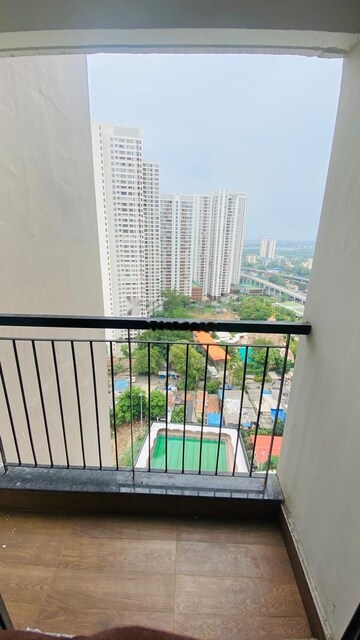 Balcony in 2 BHK Apartment at Raymond Ten X Vibes, J K Gram – for Rent