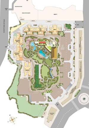 Master Plan in 4 BHK Apartment at Hiranandani Westgate, Ghodbunder Road – for Sale