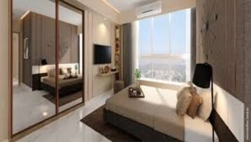 Bedroom in 2 BHK Apartment at Mahindra Marina 64, Malad West – for Sale