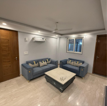 Living Room in 1 BHK Builder Floor at Shivalik Colony – for Rent