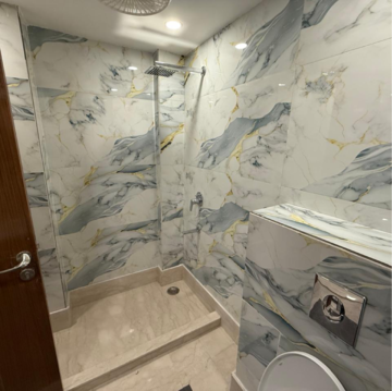 Bathroom in 1 BHK Builder Floor at Shivalik Colony – for Rent
