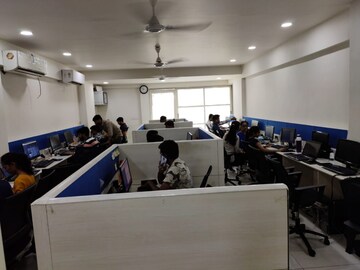 Team Area in  Office Space at Dev Aurum, Prahlad Nagar – for Rent