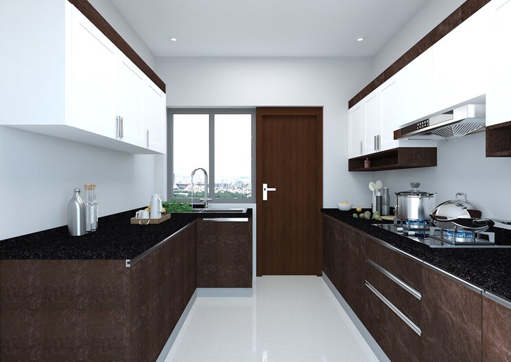 Kitchen, sobha-aurum 2 Bedroom 1200 Sq.Ft. Apartment In Sector 36 Greater Noida Greater Noida 8870837