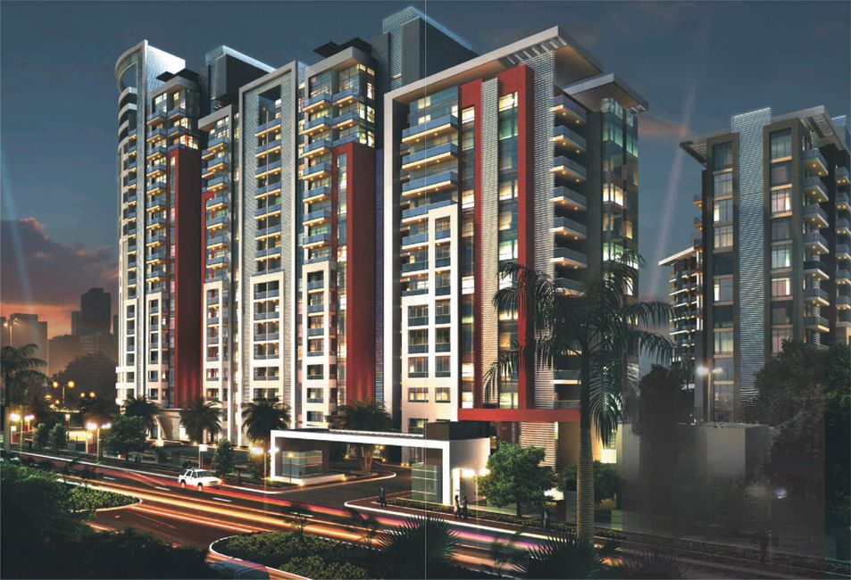 4 BHK + Study Room 3930 Sq.Ft. Apartment in Landmark The Residency