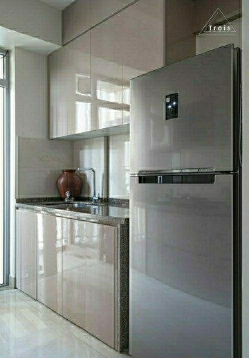 Kitchen in 1 BHK Apartment at Ruparel Premia, Mulund West – for Sale