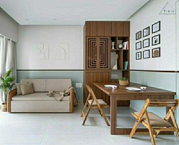 Living Room in 1 BHK Apartment at Ruparel Premia, Mulund West – for Sale