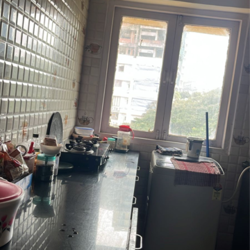 Kitchen in 1 BHK Apartment at Kalpaka Goregaon, Mitha Nagar – for Rent