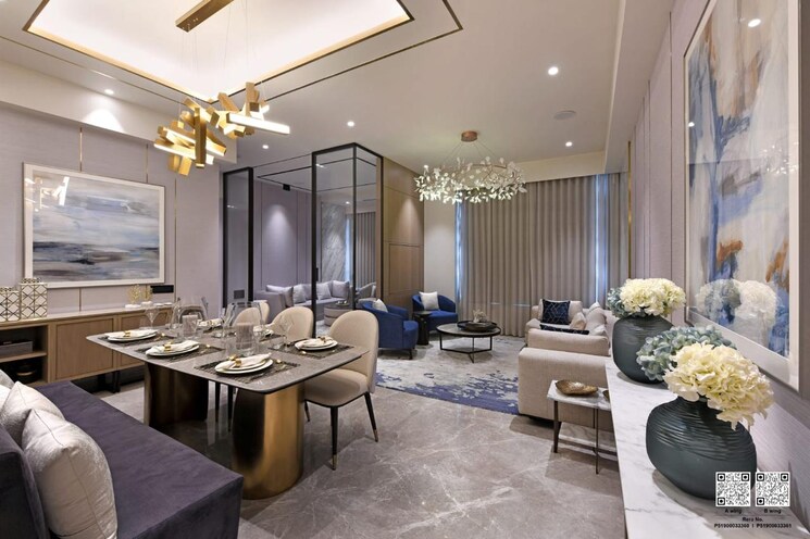 Living Room, bhoomi-simana 2 Bedroom 826 Sq.Ft. Apartment In Parel Mumbai 8872559