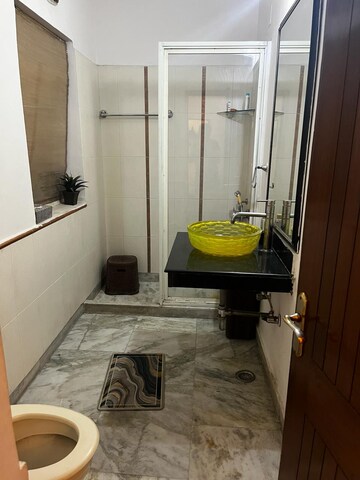 Balcony in 3 BHK Builder Floor at Greater Kailash I – for Rent