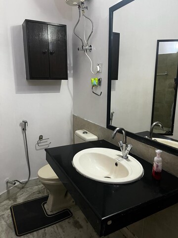 Bathroom in 3 BHK Builder Floor at Greater Kailash I – for Rent