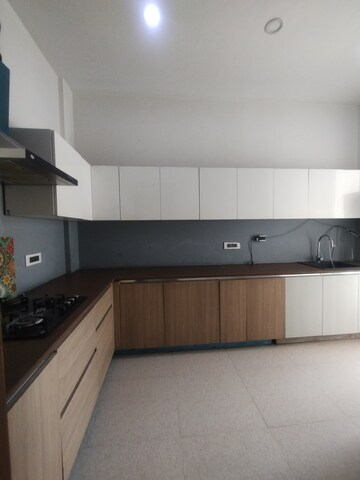 Kitchen in 3 BHK Builder Floor at Ansal Sushant Lok I, Sector 43 – for Rent