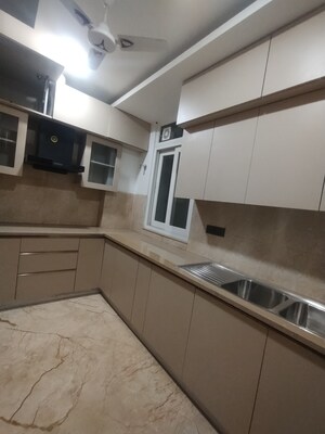 Kitchen in 3 BHK Builder Floor at Ansal Sushant Lok I, Sector 43 – for Sale