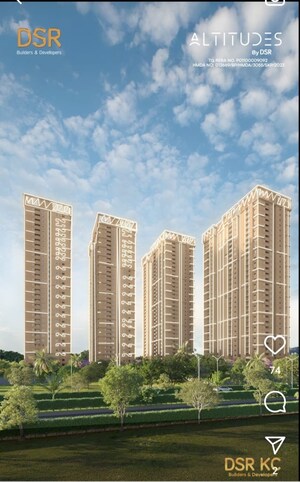 3 BHK Apartment – Exterior View View at DSR Altitudes, Osman Nagar - for Sale