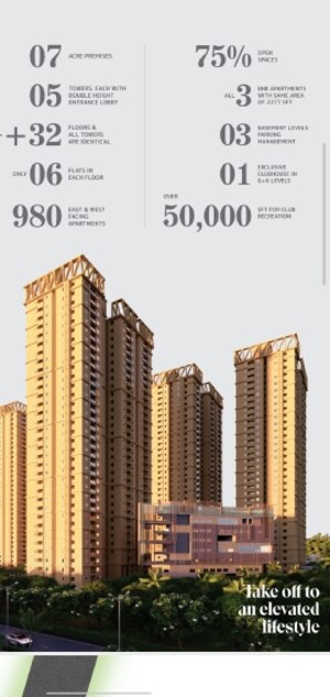 3 BHK Apartment – Exterior View View at DSR Altitudes, Osman Nagar - for Sale