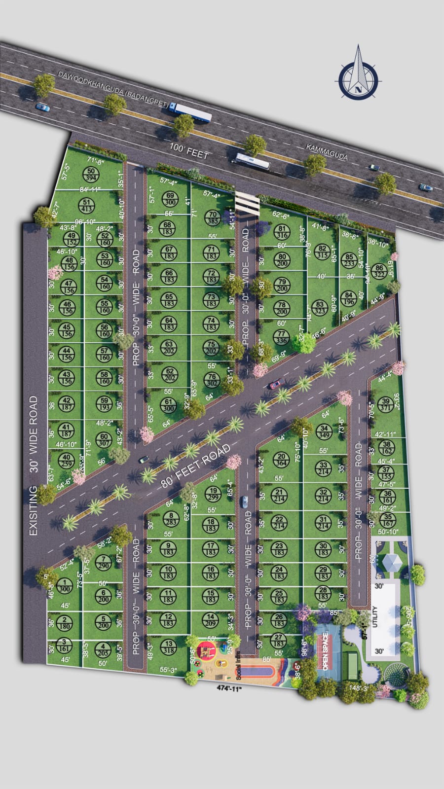 Plot For Sale in Sr Infra Developers 