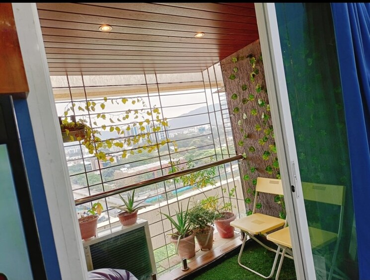 Balcony, mahaavir-anmol 2 Bedroom 750 Sq.Ft. Apartment In Ghansoli Navi Mumbai 8872790