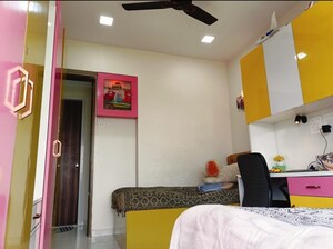 Bedroom in 2 BHK Apartment at Mahaavir Anmol, Ghansoli – for Sale