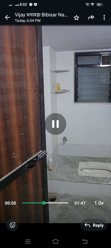 Bathroom in 2 BHK Apartment at Sankalp II, Malad East – for Rent