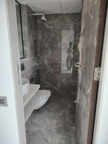 Bathroom in 3 BHK Apartment at Nahar Amaryllis Towers and Plaza, Chandivali – for Rent