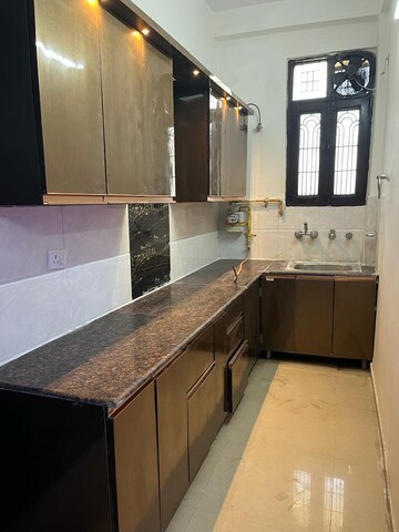 Kitchen in 3 BHK Builder Floor at Rajendra Nagar Sector 2 – for Rent