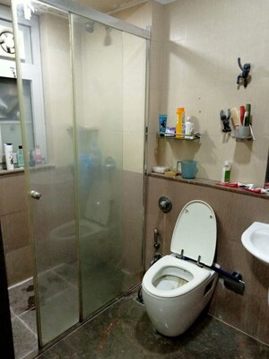 Bathroom in 1 BHK Apartment at Dheeraj Darshan, Jogeshwari East – for Sale