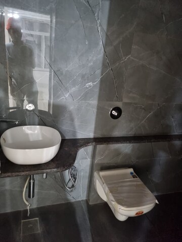 Bathroom in 1 BHK Apartment at Sheth Vasant Oasis, Andheri East – for Rent