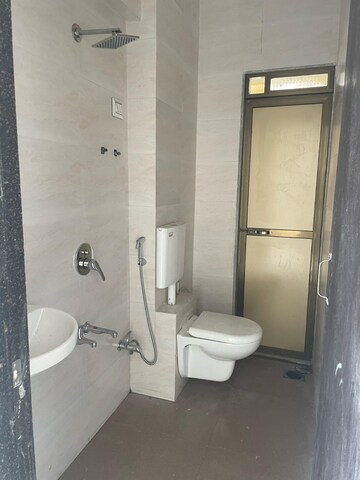 Bathroom in 1 RK Apartment at Satyam CHS Naupada, Naupada – for Rent