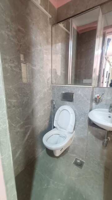 Bathroom in 1 BHK Apartment at Ashok Nagar Complex, Andheri East – for Rent