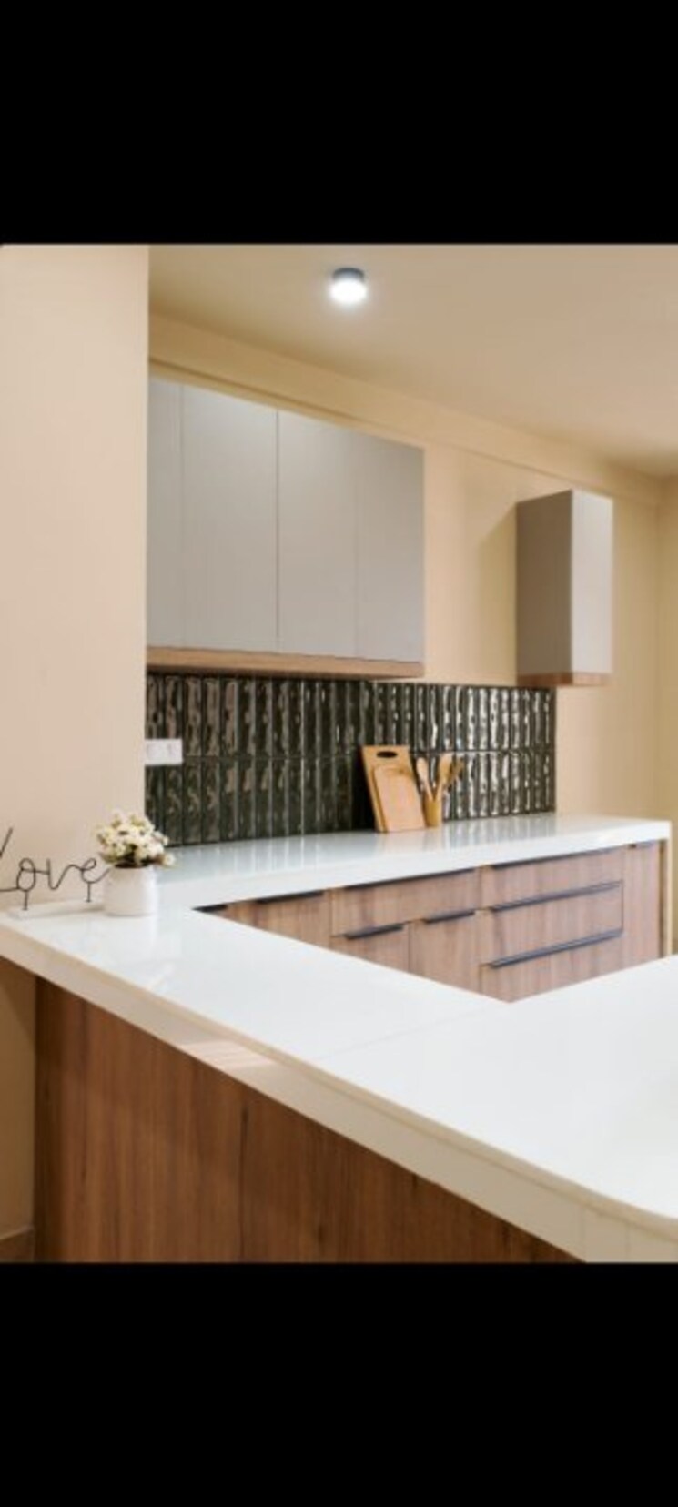 Kitchen, tulip-green-palm 3 Bedroom 1950 Sq.Ft. Apartment In Durgapura Jaipur 8872937