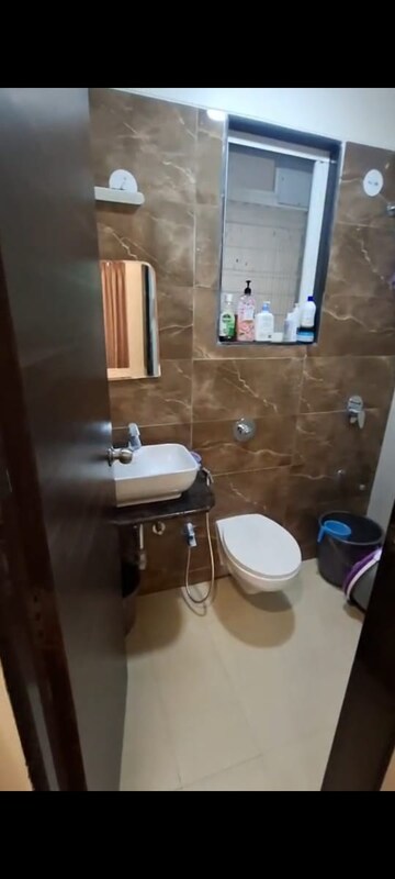 Bathroom in 1 BHK Apartment at Sharda Edifice Celestial, Bhandup West – for Sale