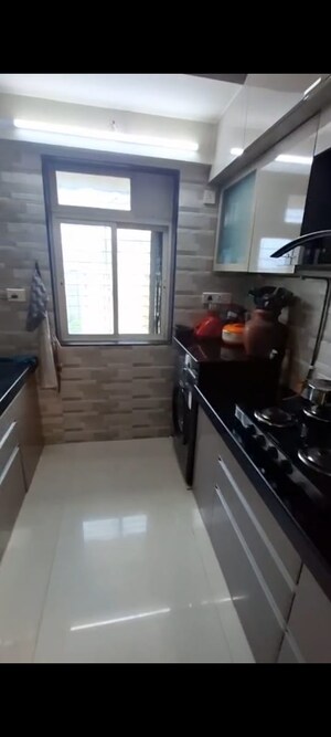 Kitchen in 1 BHK Apartment at Sharda Edifice Celestial, Bhandup West – for Sale