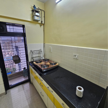 Kitchen in 2 BHK Apartment at Lalani Residency, Pratha Pushp Society – for Rent