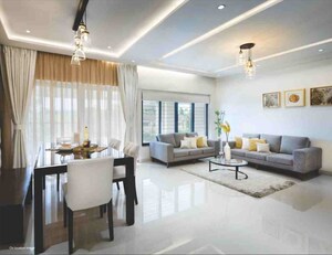 Living Room in 3 BHK Apartment at Kumar Prithvi, Kondhwa – for Sale