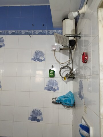 Bathroom in 1 BHK Apartment at Kalash Udyan, Kopar Khairane – for Rent
