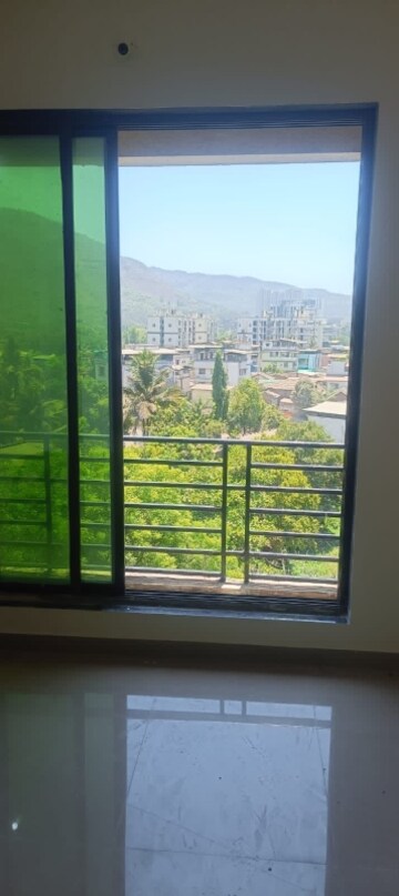 Balcony in 1 BHK Apartment at Vantage Green Woods, Shilphata – for Rent