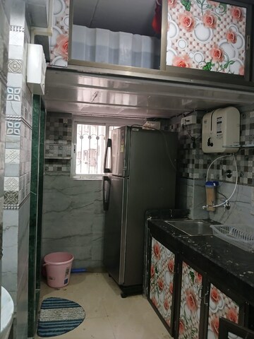 Kitchen in 1 BHK Apartment at Mhada Bombay Dyeing Mill, Wadala – for Rent