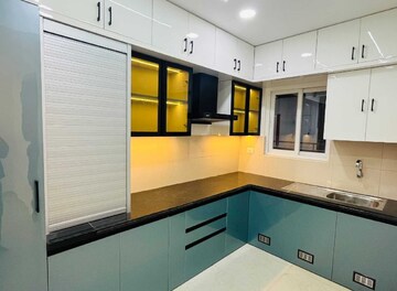 Kitchen in 3 BHK Apartment at Rajapushpa Provincia, Narsingi – for Rent