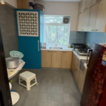 Bathroom in 2 BHK Apartment at Juhu Scheme, Chand Society – for Rent