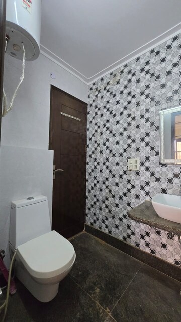 Attached Bathroom in 3 BHK Apartment at Madhur Apartment, Paschim Vihar – for Rent