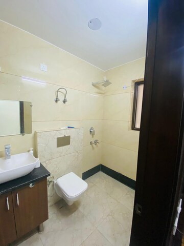 Attached Bathroom in 3 BHK Apartment at Navbharat Apartments, Paschim Vihar – for Rent