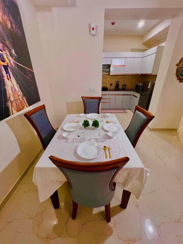 Living Room in 3 BHK Apartment at Omaxe The Palace, Sushant Golf City – for Rent