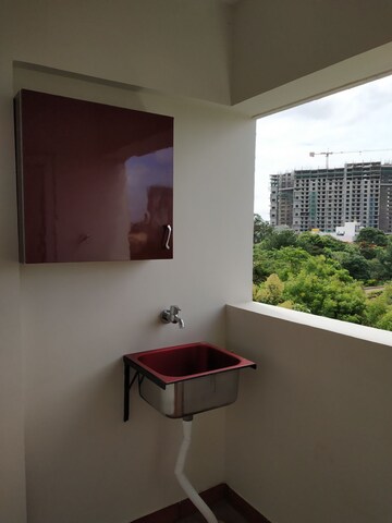 Balcony in 2 BHK Apartment at Vajram Elina, Thanisandra Main Road – for Rent