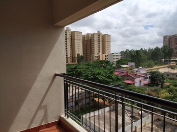 Balcony in 2 BHK Apartment at Vajram Elina, Thanisandra Main Road – for Rent