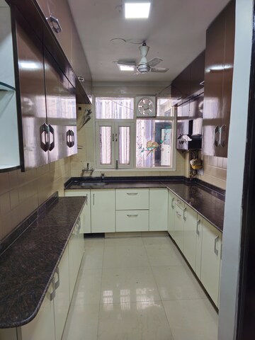 Kitchen in 2 BHK Apartment at Mass Apartment, Sector 10 Dwarka – for Rent