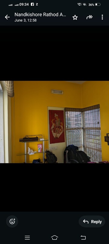 Bedroom in 2 BHK Apartment at Vijay Enclave, Waghbil – for Rent