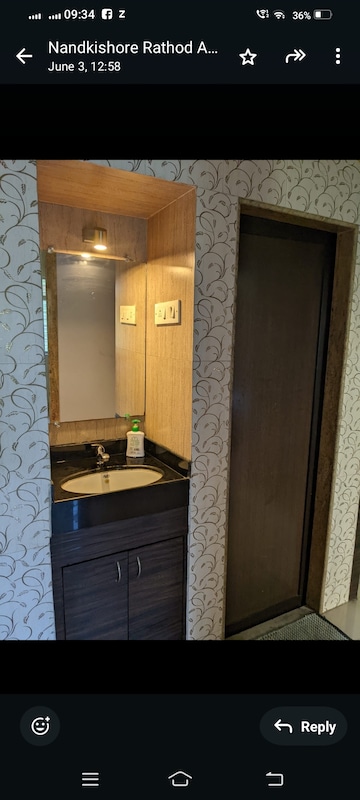 Kitchen in 2 BHK Apartment at Vijay Enclave, Waghbil – for Rent