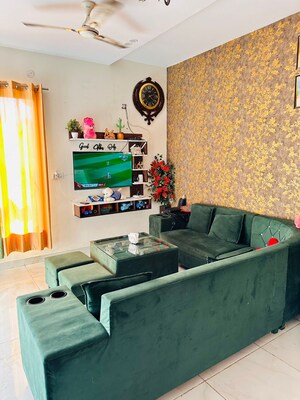Living Room in 2 BHK Builder Floor at Dhakoli – for Sale