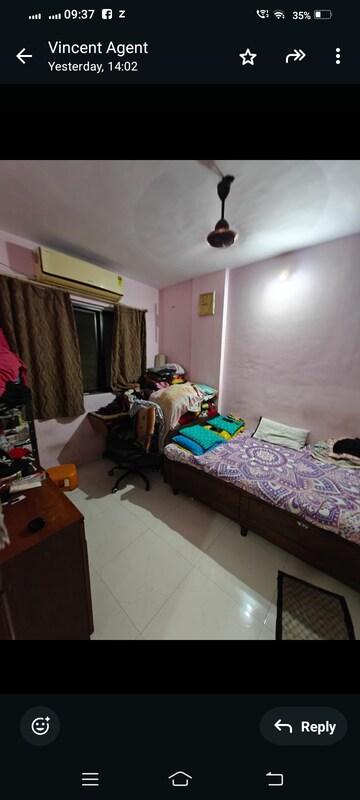 Bedroom in 1 BHK Apartment at Raj Residency Kasarvadavali, Kasarvadavali – for Rent