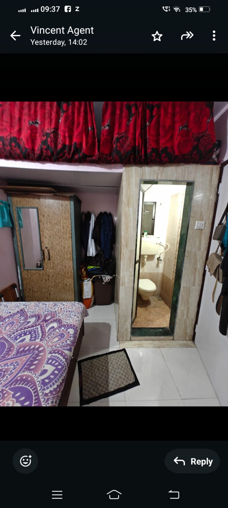 Bedroom, raj-residency-kasarvadavali 1 Bedroom 430 Sq.Ft. Apartment In Kasarvadavali Thane 8873575